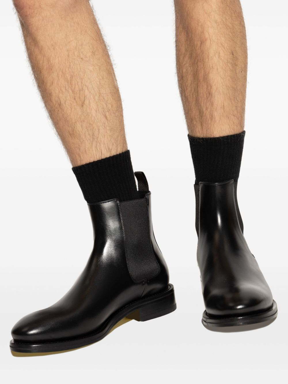 leather Chelsea boots - 5