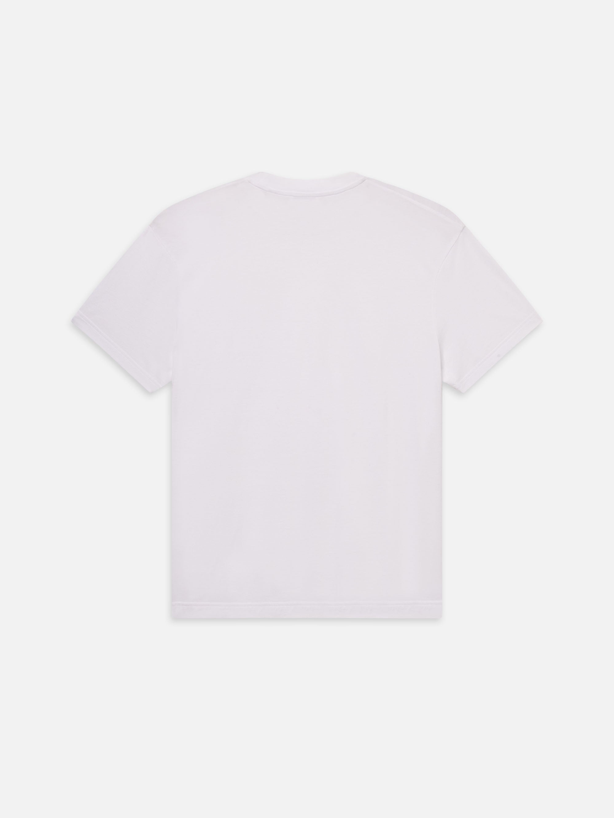 Light Cotton Tee in White - 5