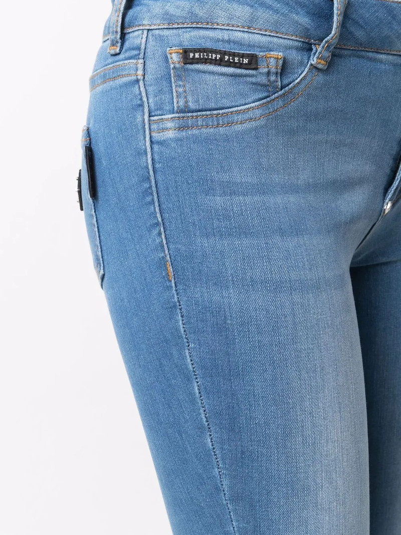 skinny-cut denim leggings 5