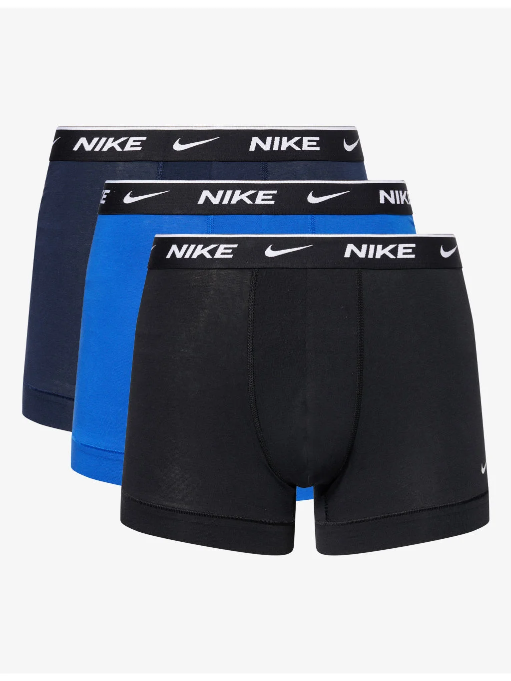 Essential Pack of Three Cotton-Stretch Trunks - 1