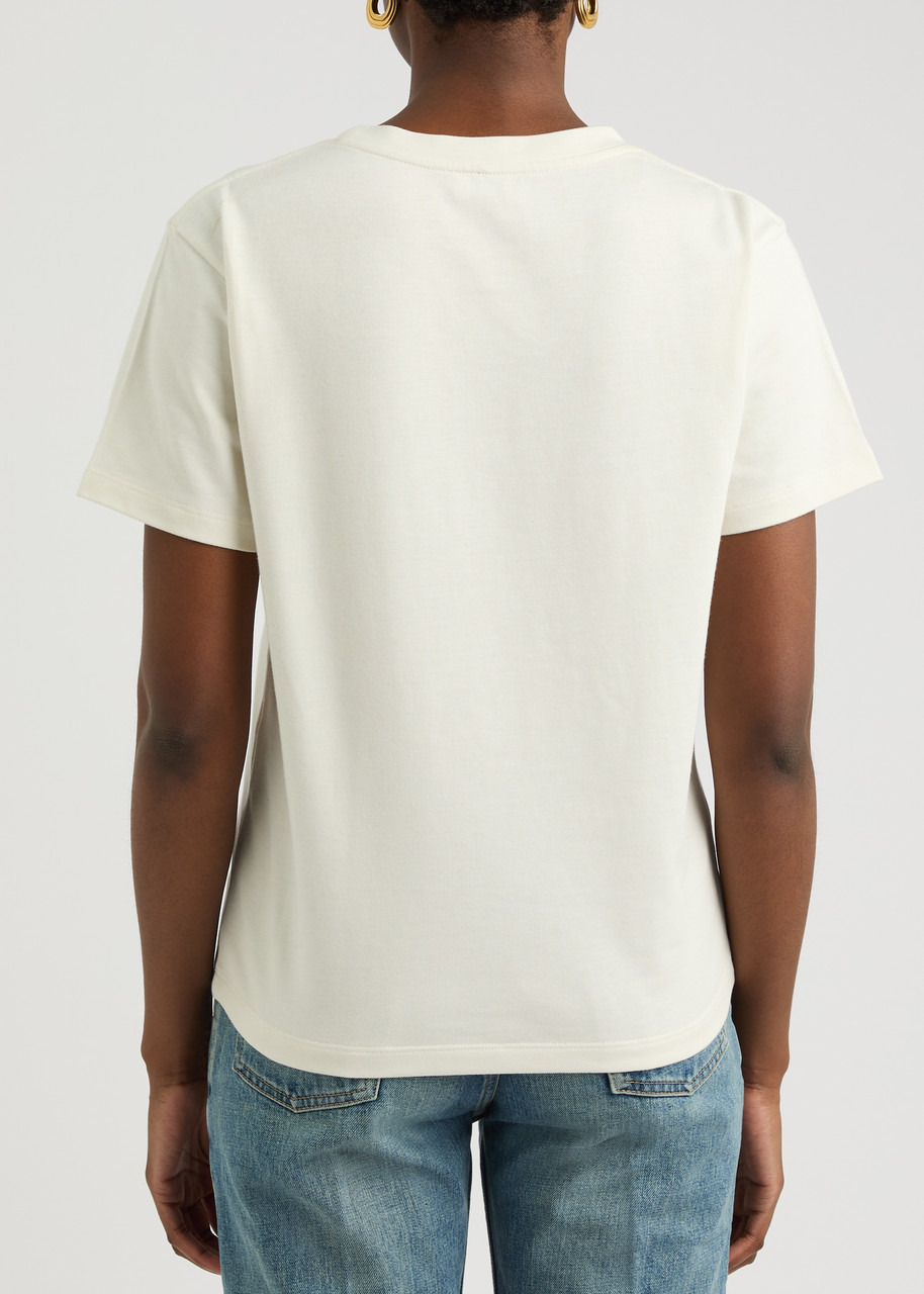 Yves Saint Laurent Logo Cotton-blend T-shirt - 3