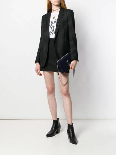 SAINT LAURENT pinstripe tailored blazer jacket outlook