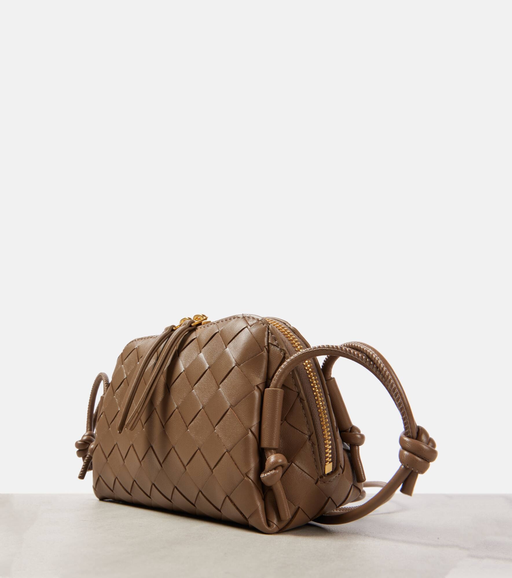 24AW new/BOTTEGA VENETA コンサートミニポーチ Bag Brown Bottega Veneta | Concert Pouch | Crossbody Bags | Cruise Fashion