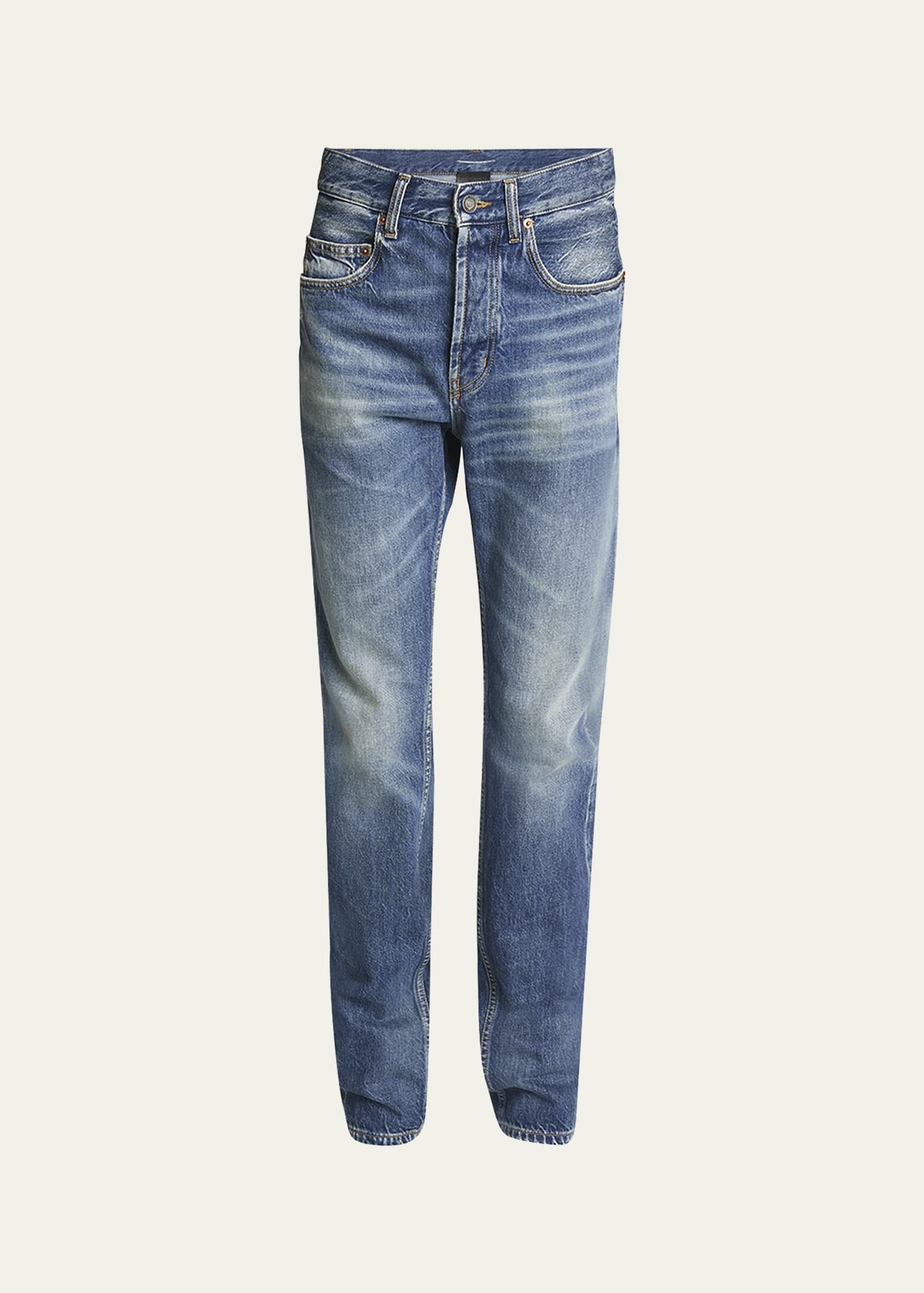 Men's Slim-Fit Faded Jeans - 1