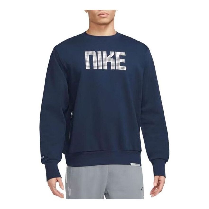 Nike Dri-FIT Standard Issue Soccer Crewneck Sweatshirt 'Blue' FD9744-410 - 1