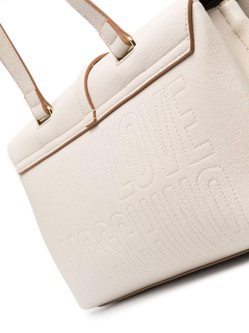 Love Heart Lock faux-leather shoulder bag 4