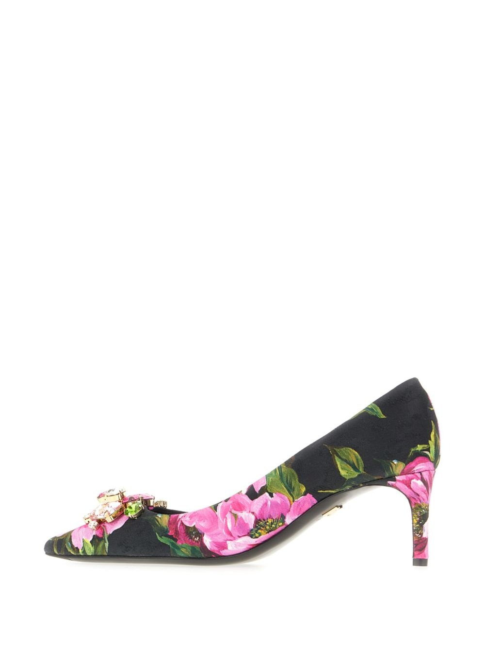 floral-print pumps - 3