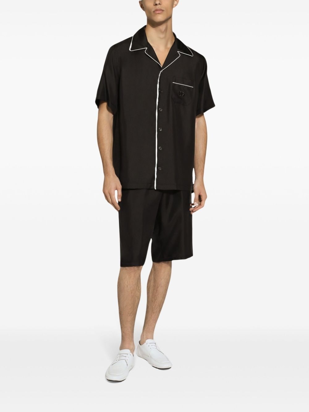 silk bermuda shorts - 2