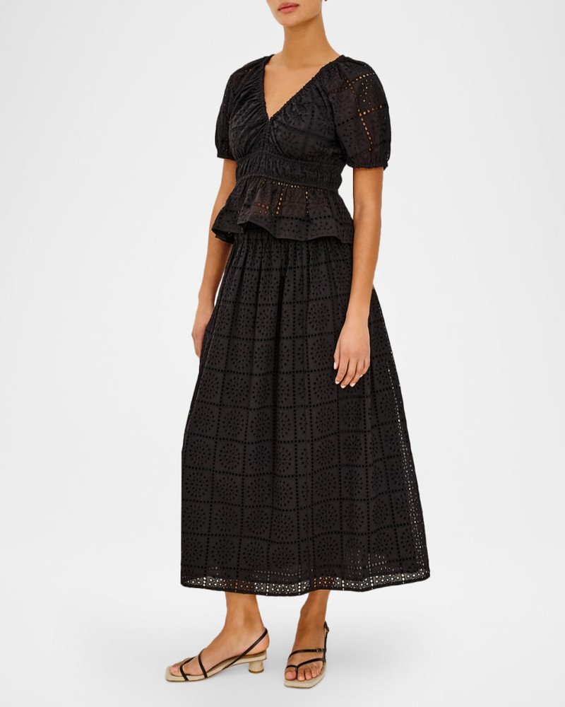 Rails Dax Cotton Eyelet Maxi Skirt outlook