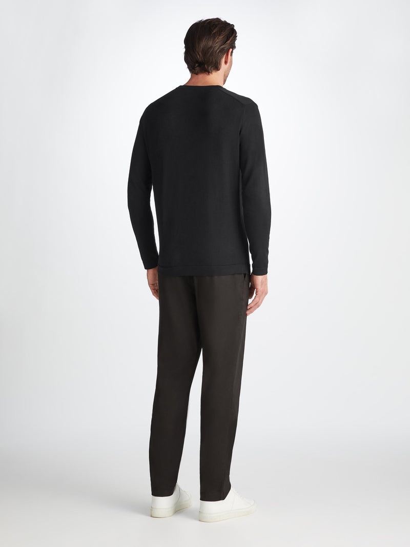 Men's Sweater Jacob Sea Island Cotton Black - 4