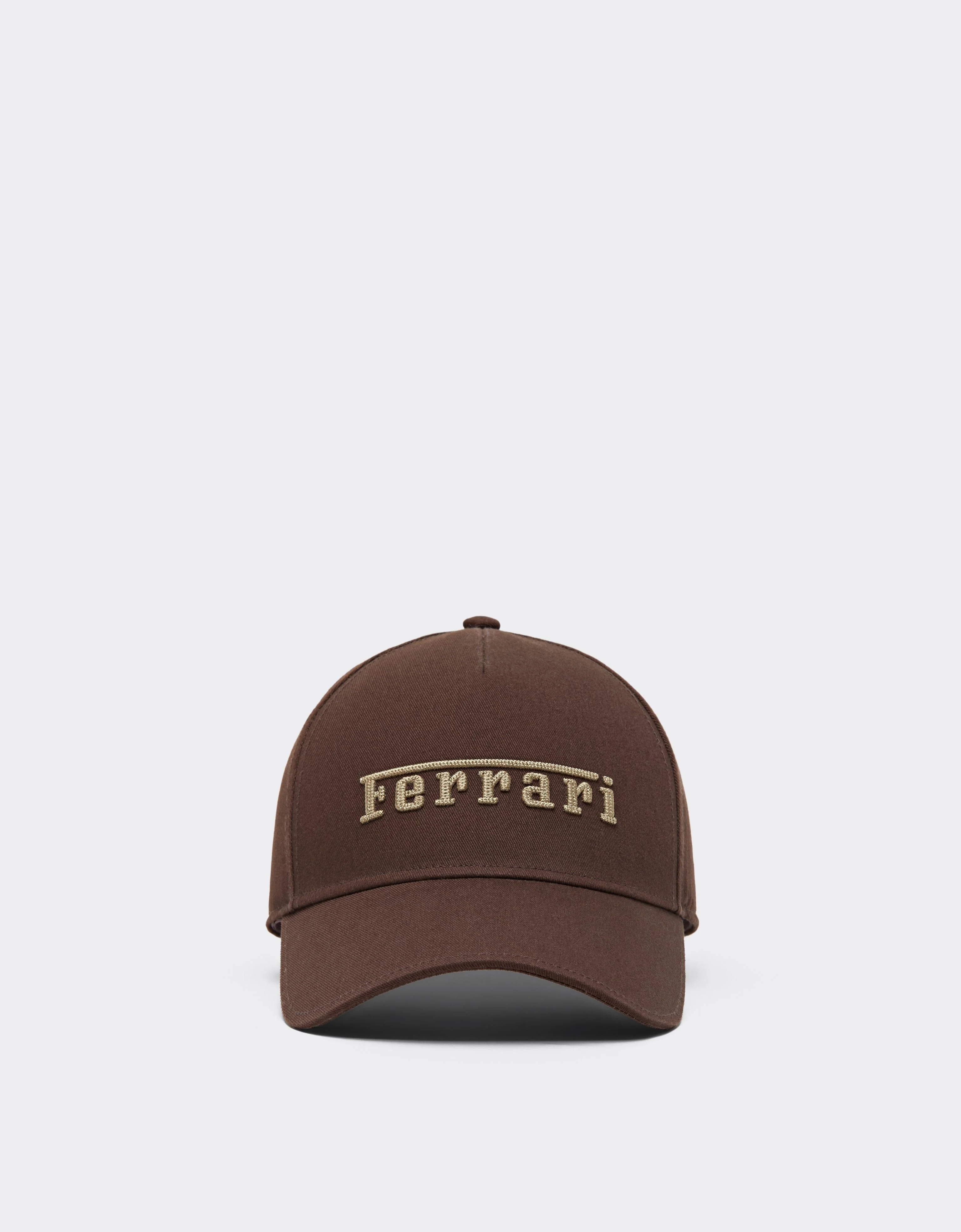 Cotton Twill Baseball Cap with Embroidered Logo - 1