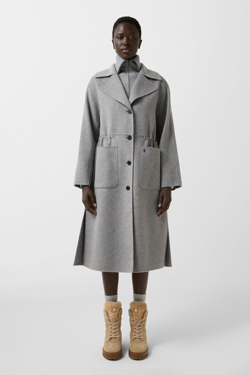 BOGNER Imani wool coat in Gray outlook