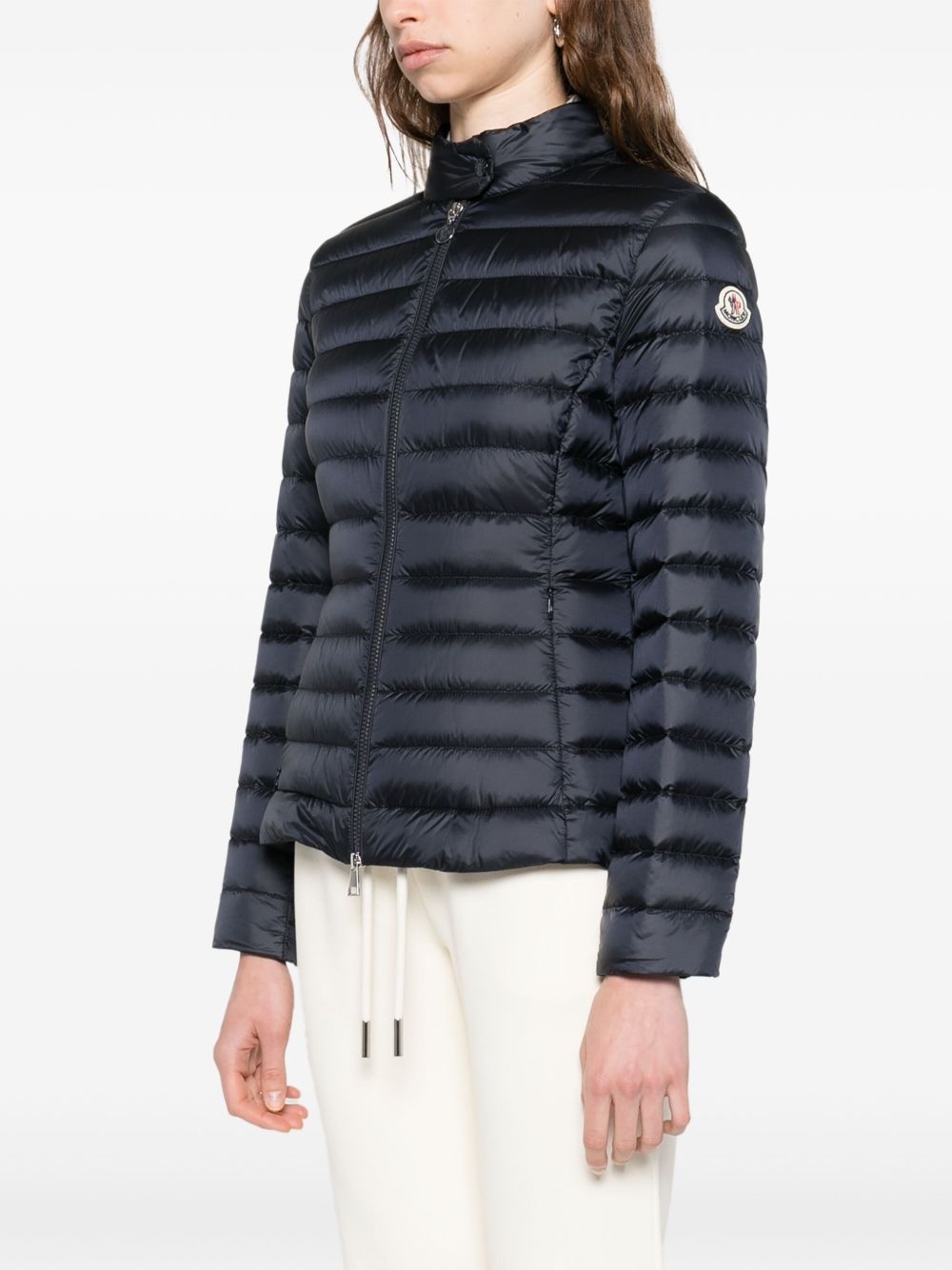quilted zip-front jacket - 3