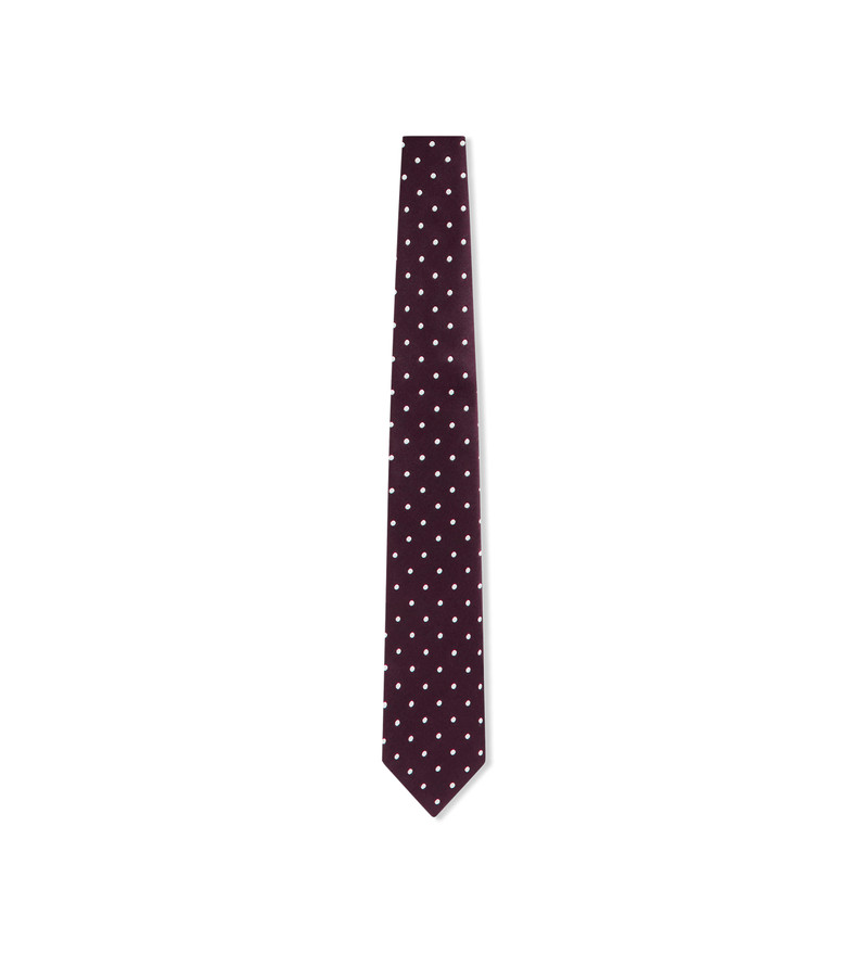 SATIN POLKA DOT TIE 1