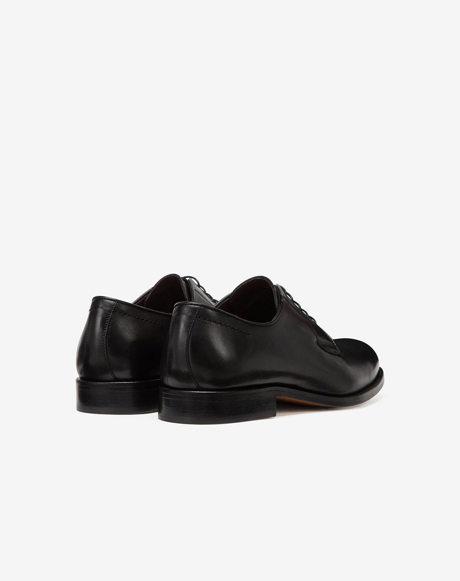 Black calfskin Derby shoes - 3