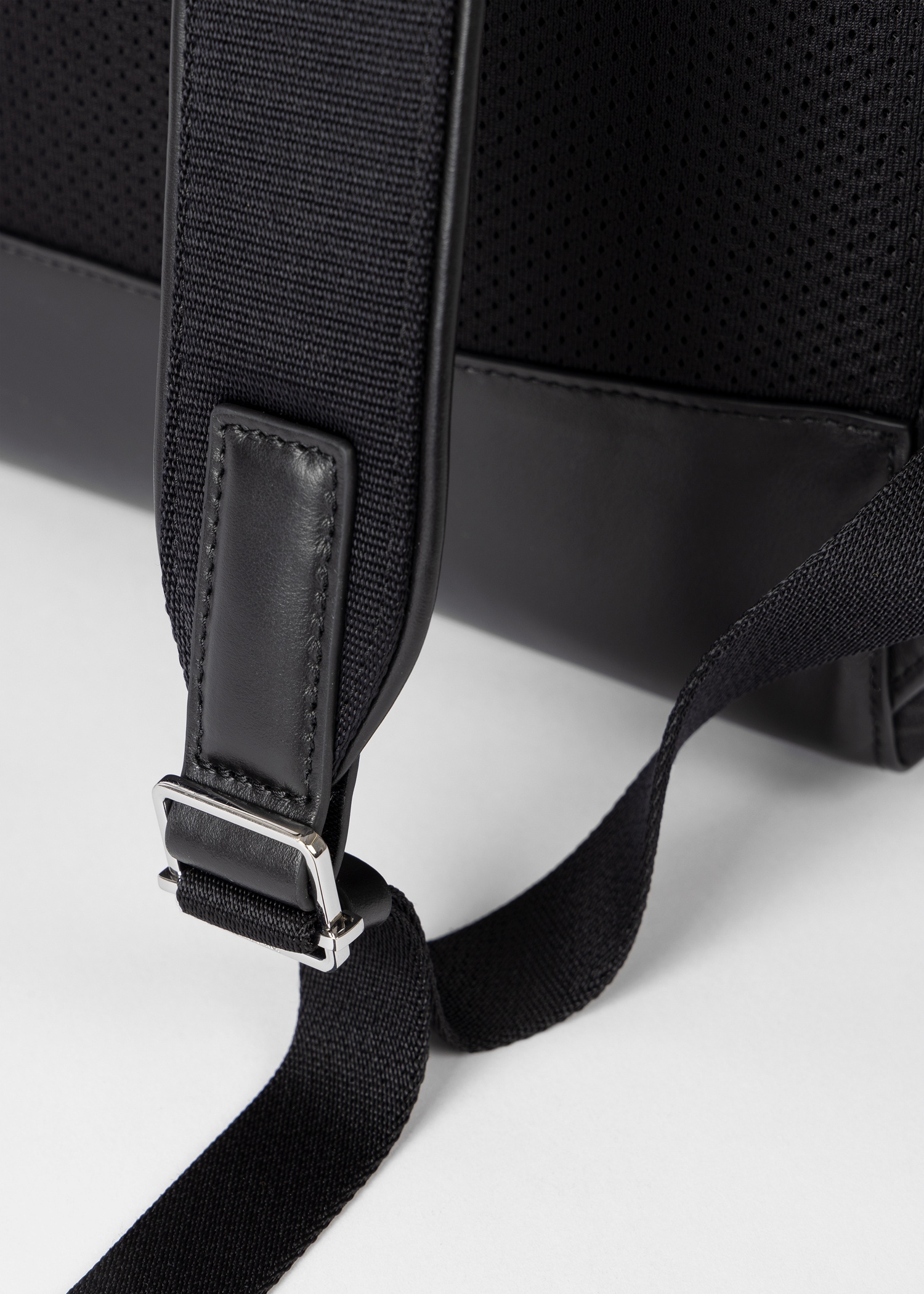 Black 'Shadow Stripe' Backpack - 5