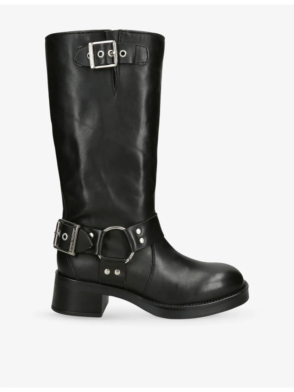 Beau Buckled Leather Boots - 1