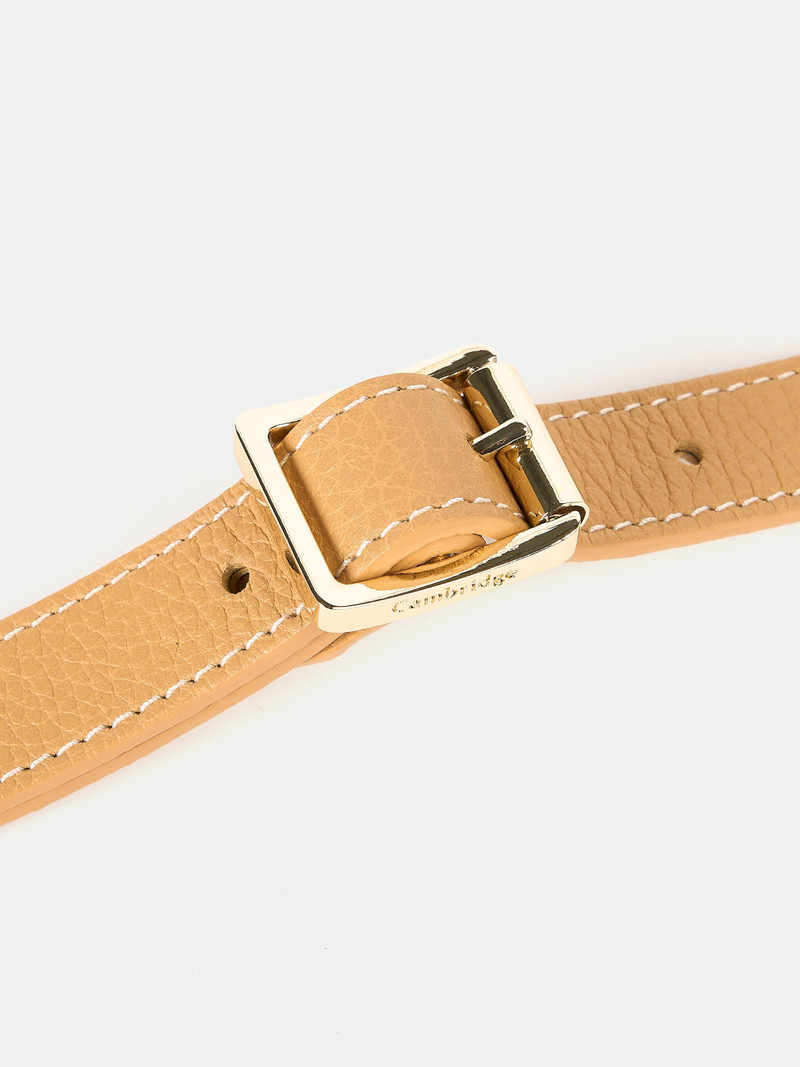The Crossbody Strap - Sand Calf Grain 3