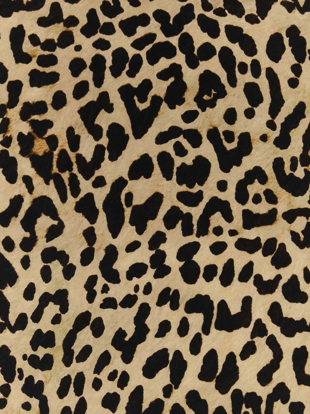 leopard-print silk scarf - 2