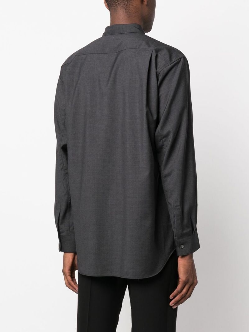 chest patch-pocket shirt - 4