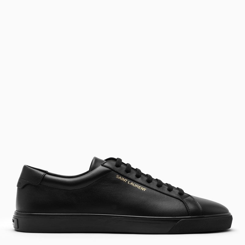 Saint Laurent Andy Low-Top Sneakers In Black Leather Men - 1