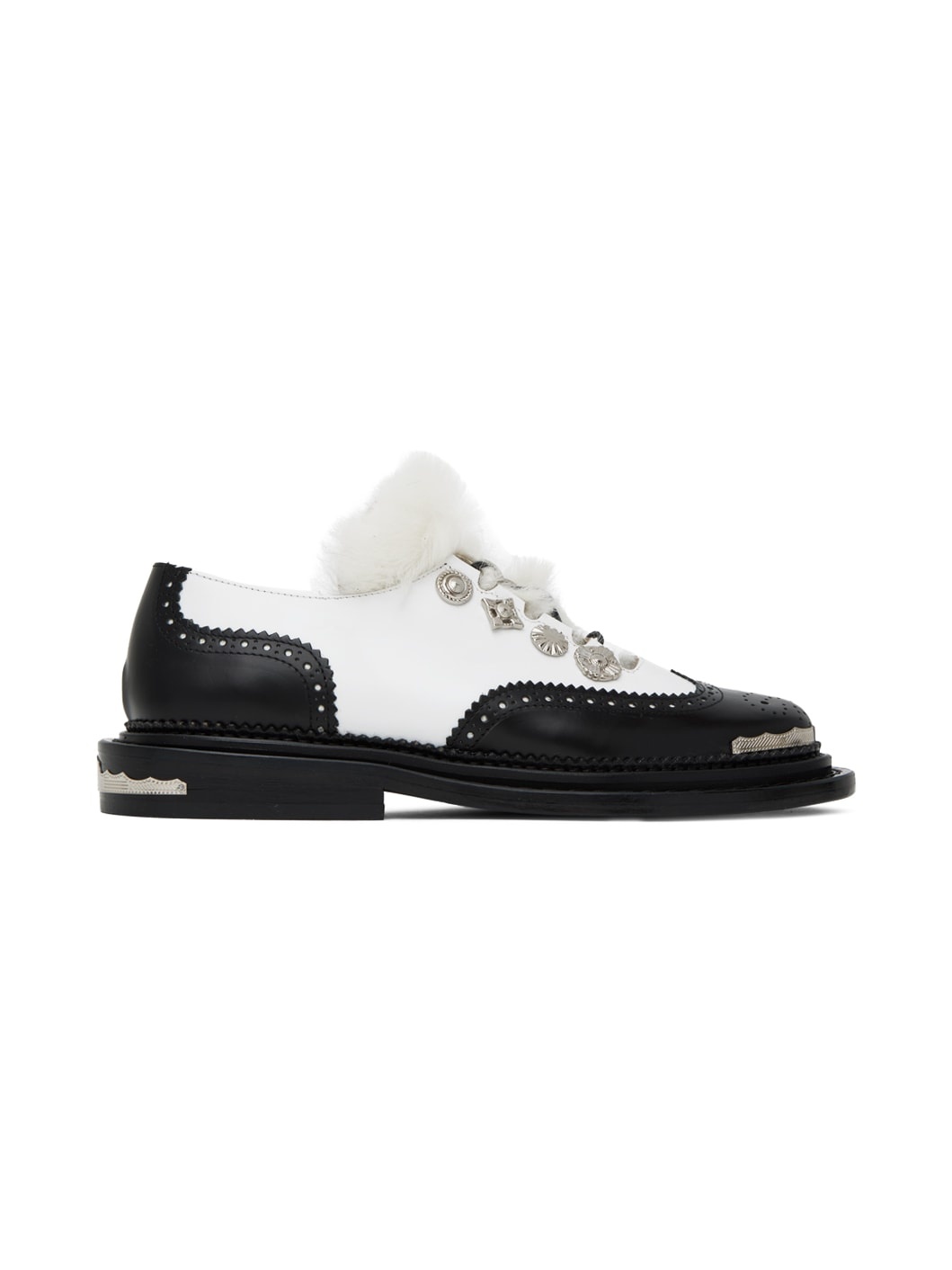 Black & White Hardware Oxfords - 1