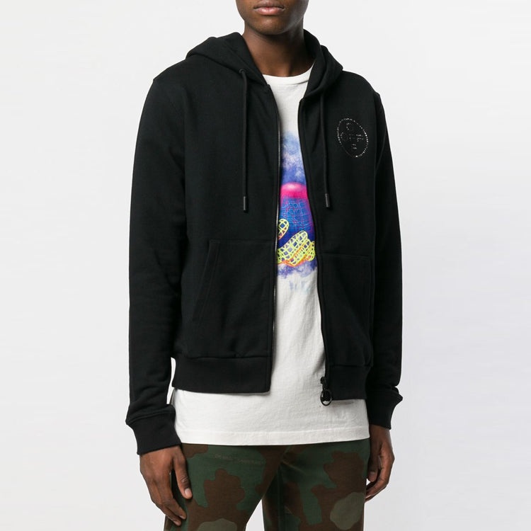 OFF-WHITE SS19 Embellished Logo Hooded Jacket OMBE001R190030101008 - 3