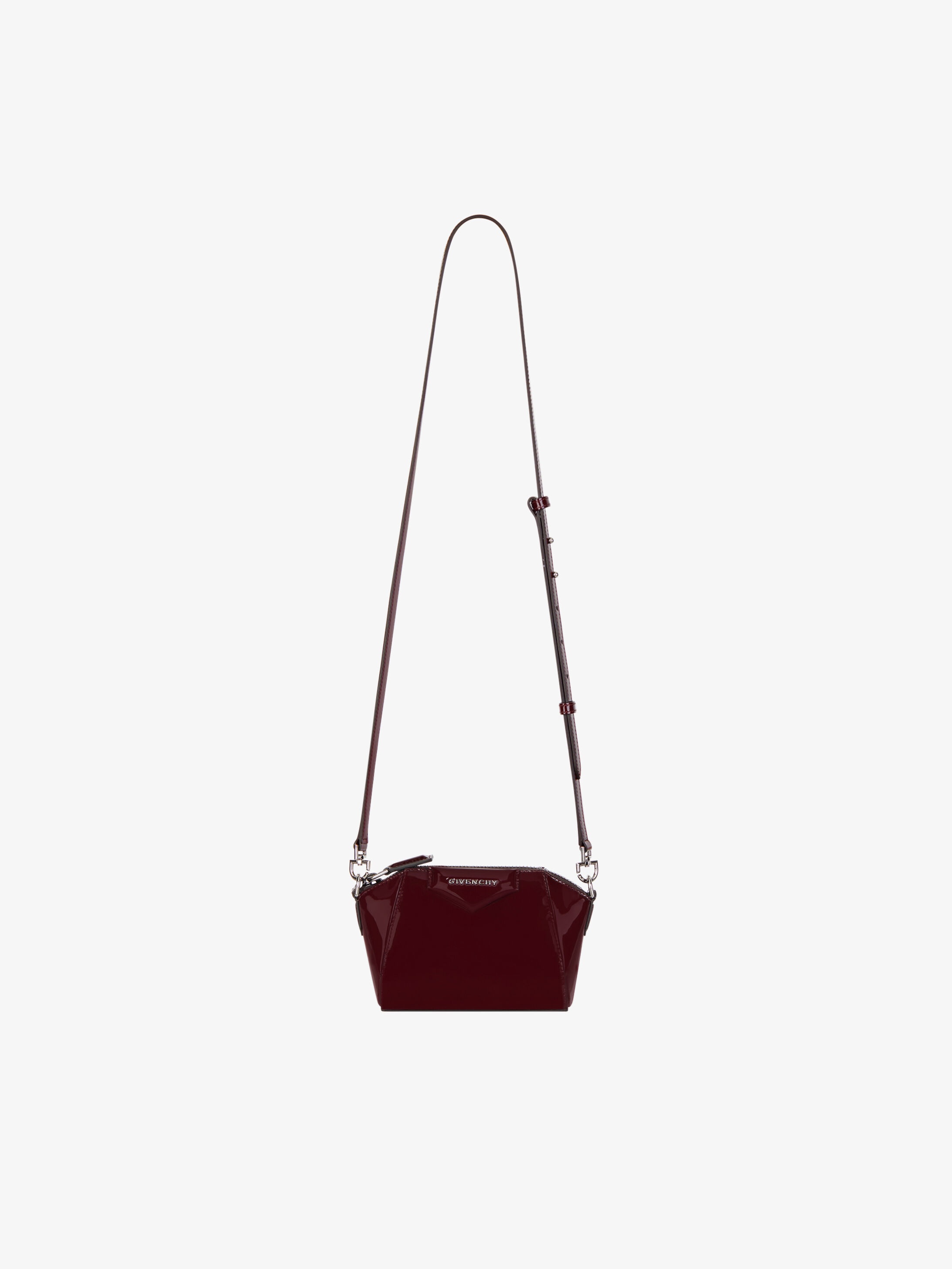 Nano Antigona bag in varnished leather - 1