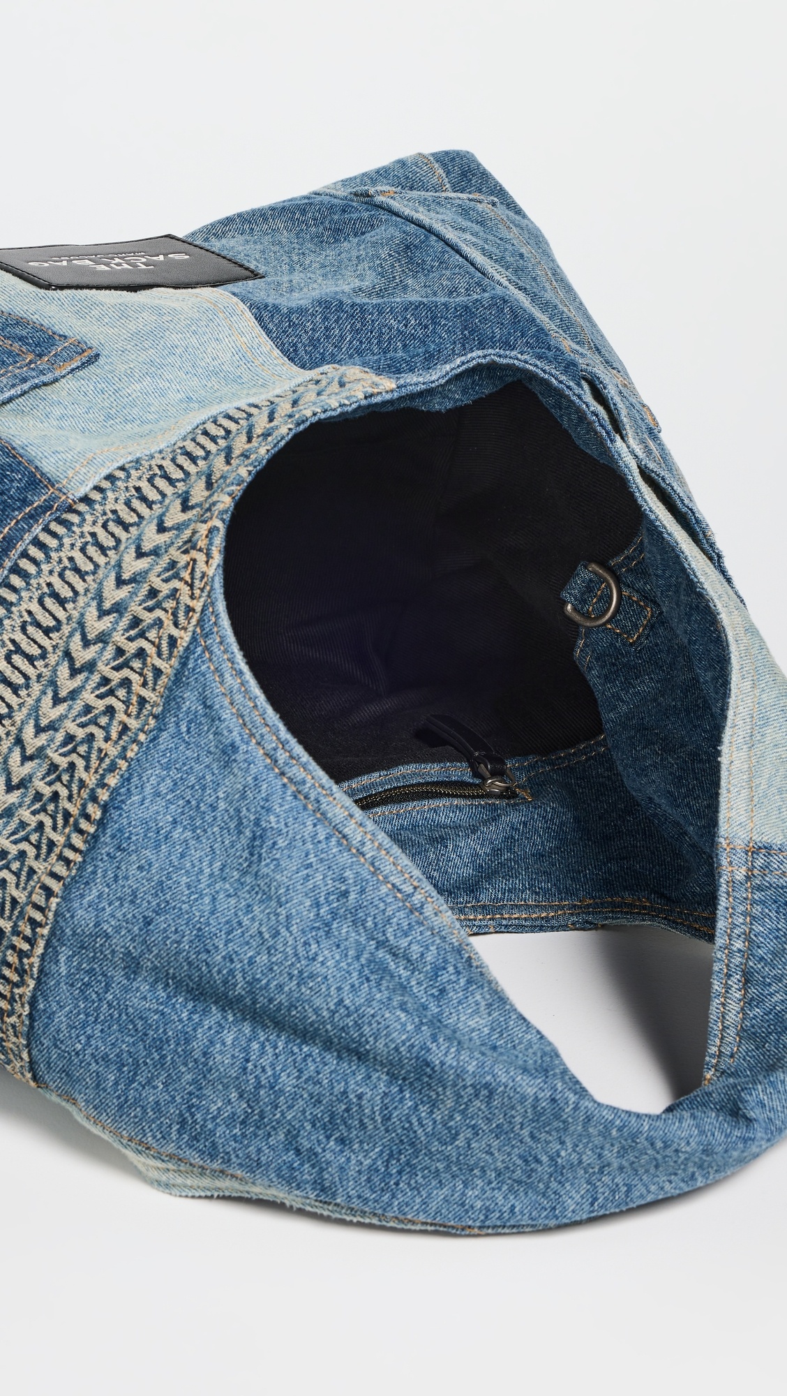 The Deconstructed Denim Sack Bag - 5