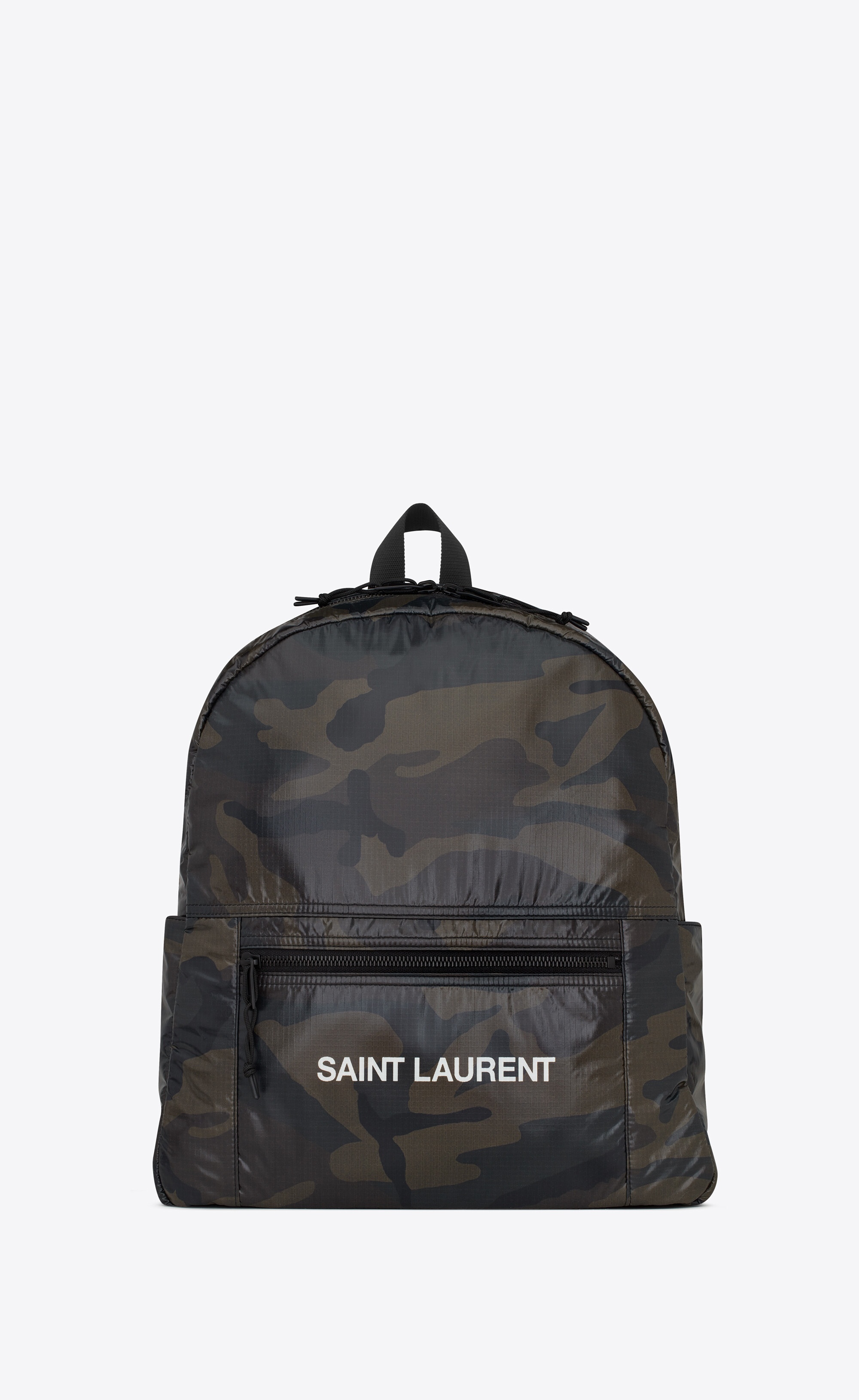 nuxx backpack in camo-print nylon - 1
