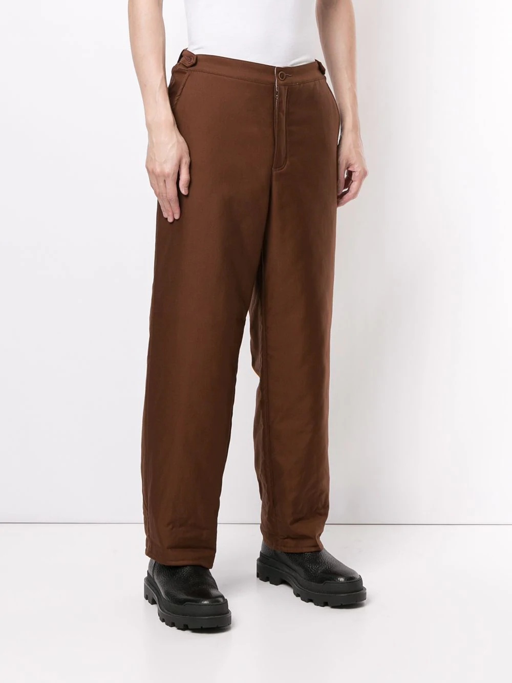 straight-leg trousers - 3