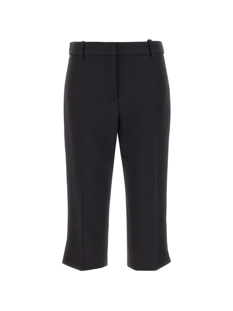 satin-bands tailored cropped trousers 1