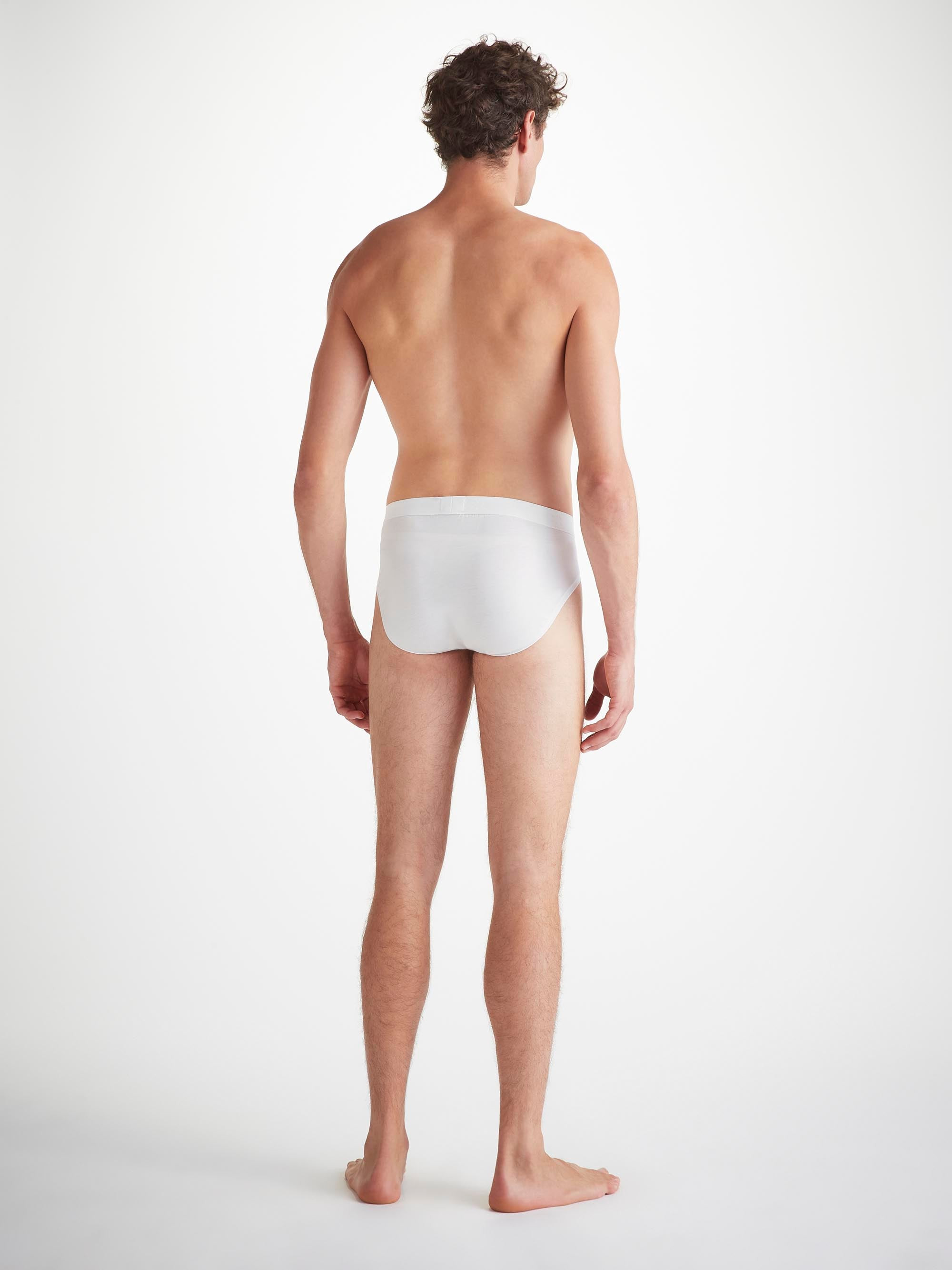 Men's Briefs Jack Pima Cotton Stretch White - 4