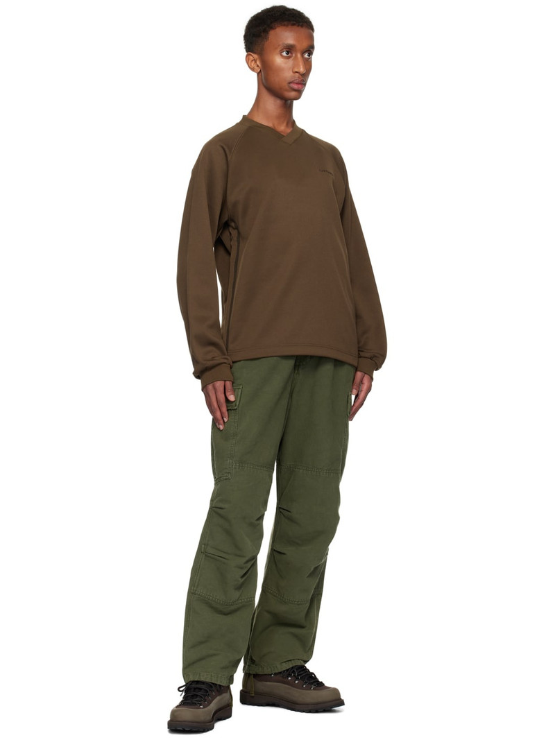Carhartt Brown Bolan V-Neck Sweatshirt outlook