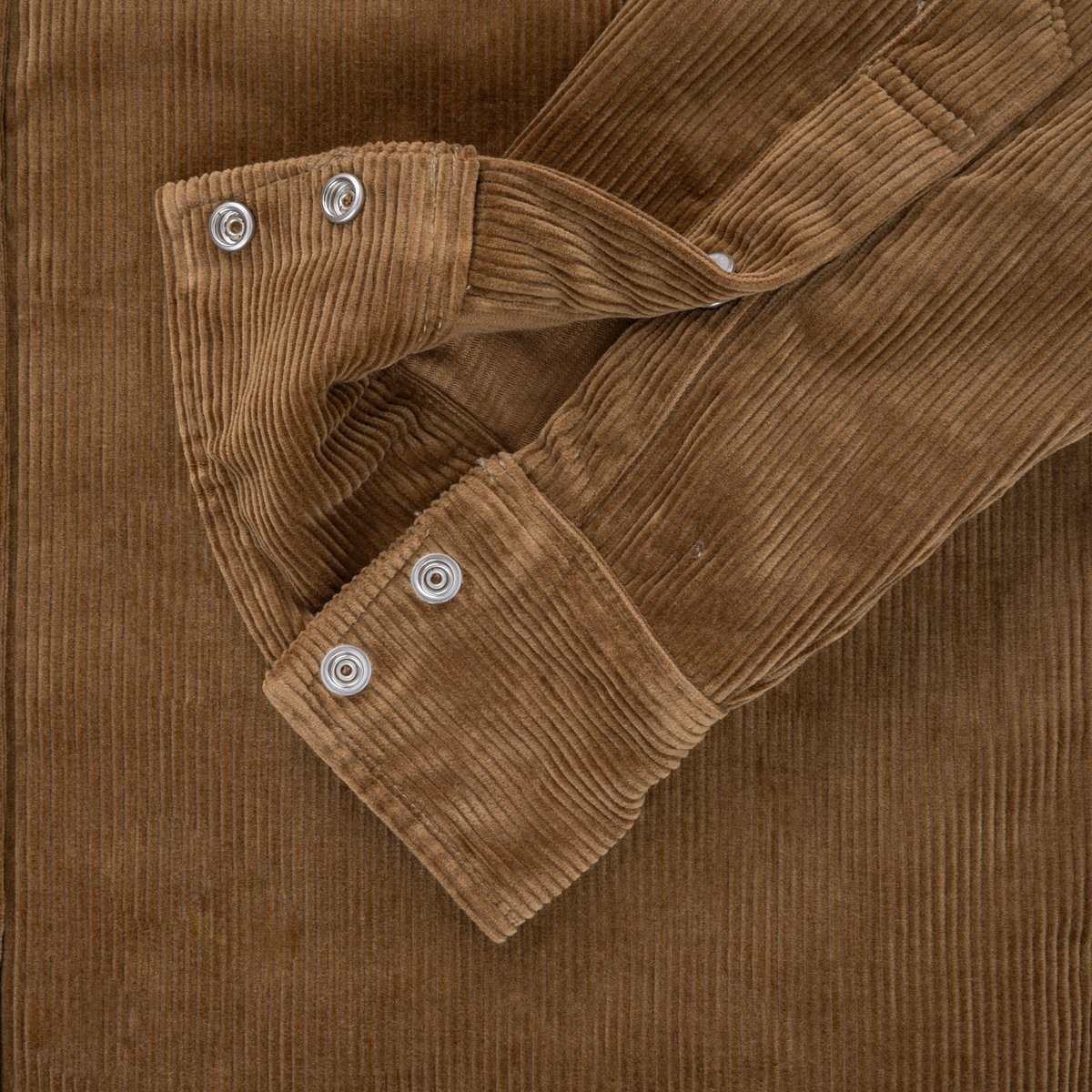 IHSH-398-CAM 11oz Corduroy Western Shirt - Camel - 10
