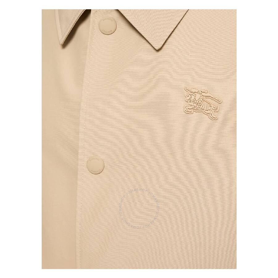 Burberry Burberry EKD Logo Embroidered Shirt Jacket
