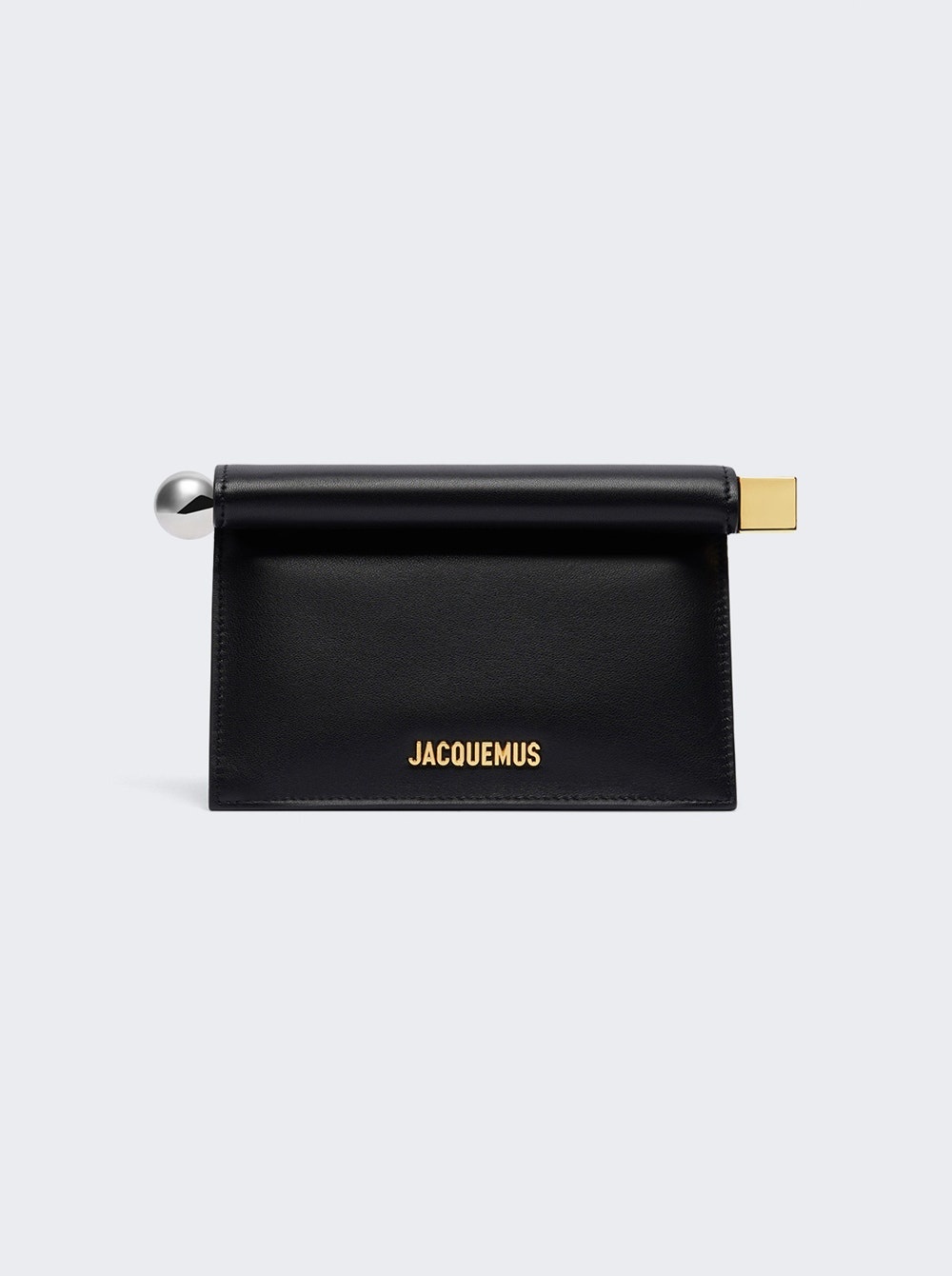 The Small Rond Carré Clutch Black - 1