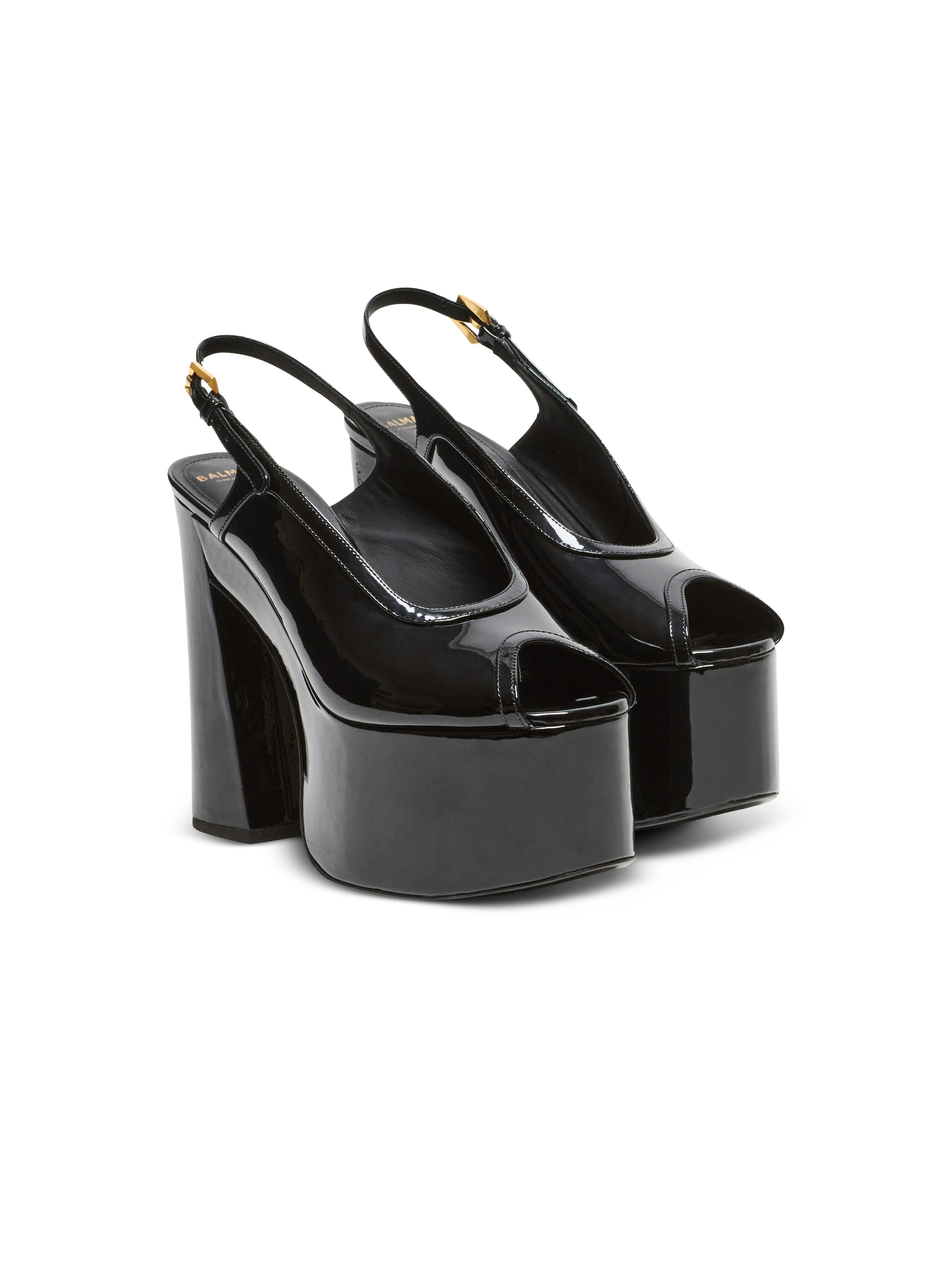 Cam sandals in patent leather - 2