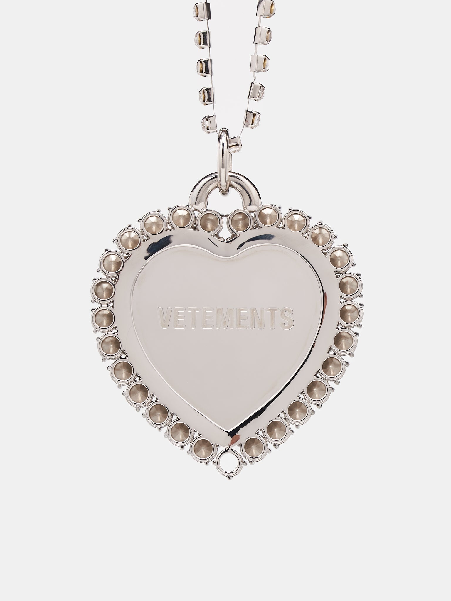 Giant Crystal Heart Necklace - 4