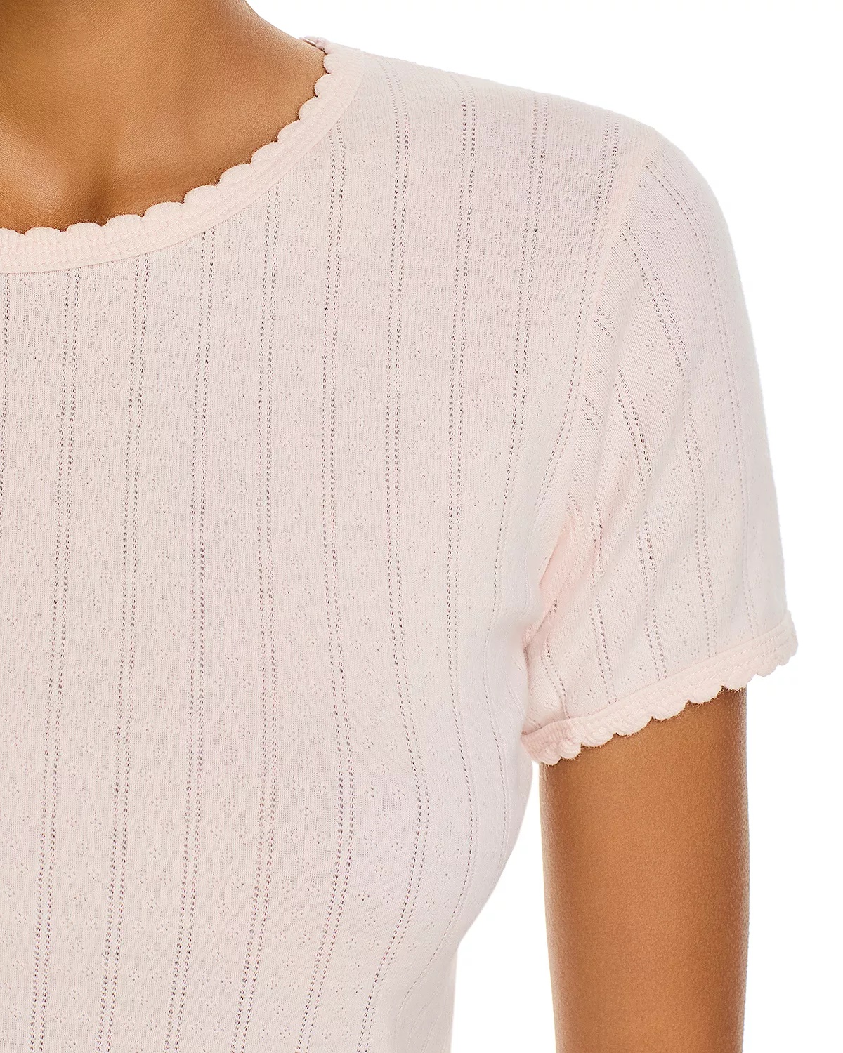 Pointelle Tee - 4