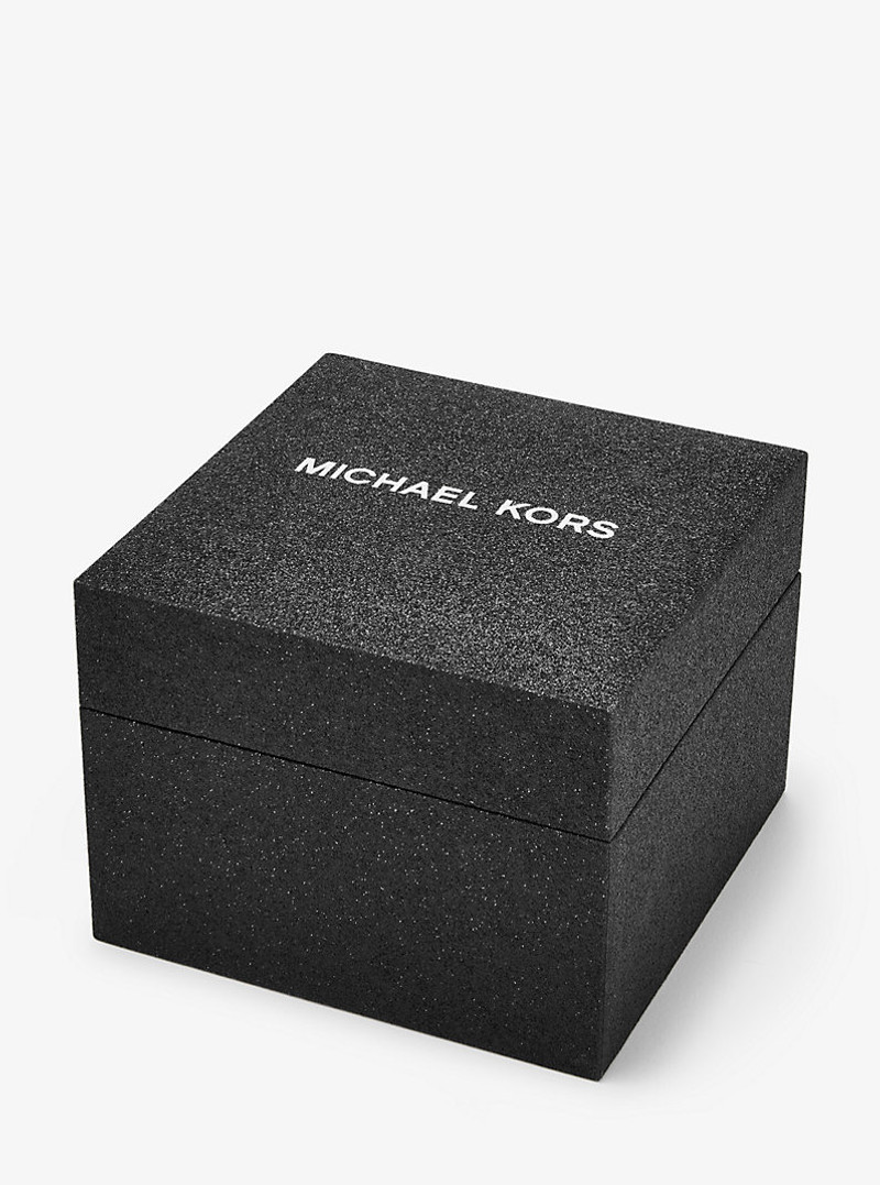 Limited-Edition Oversized Sage Pavé Black-Tone Watch 6
