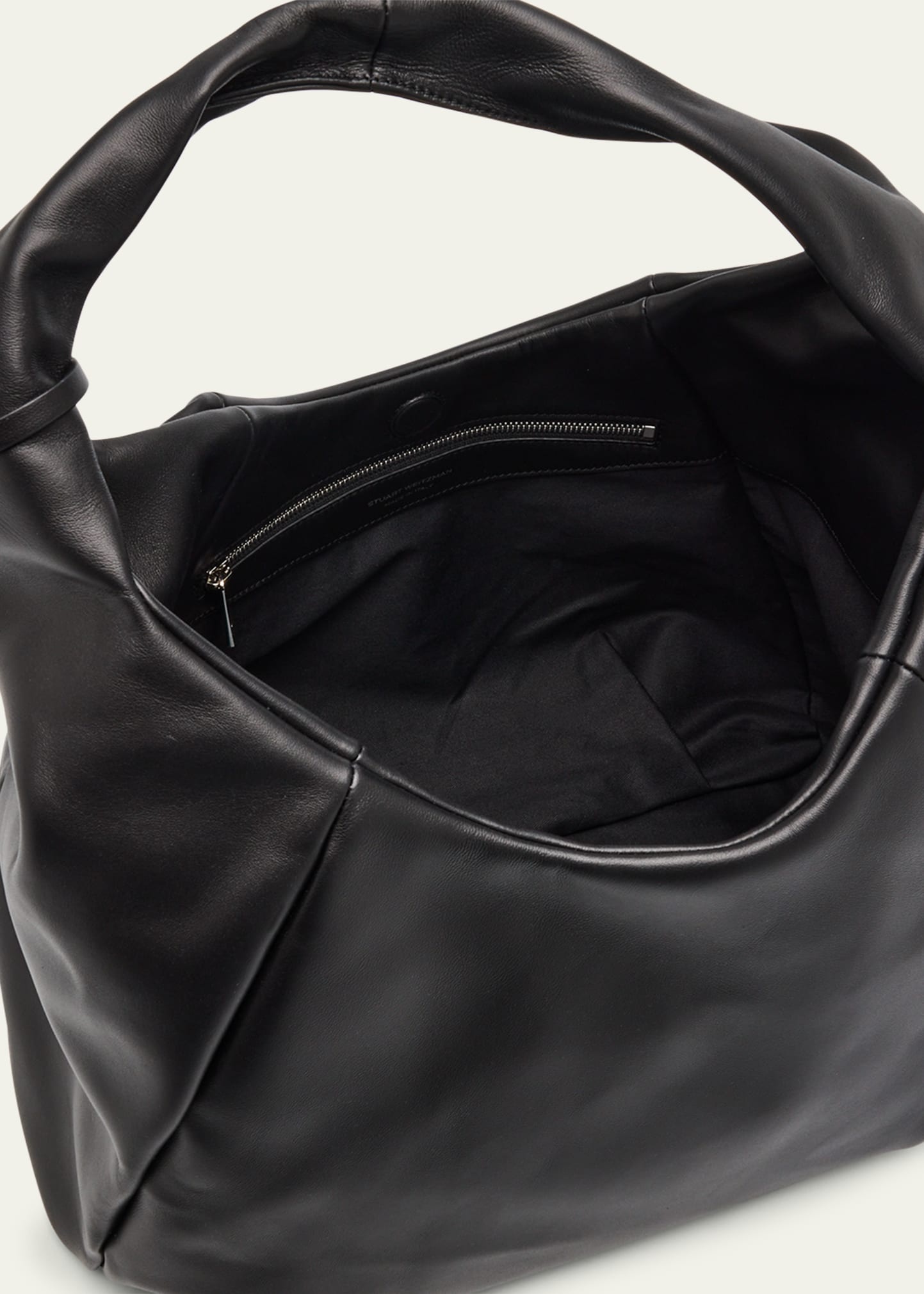 The Moda Napa Leather Hobo Bag - 3