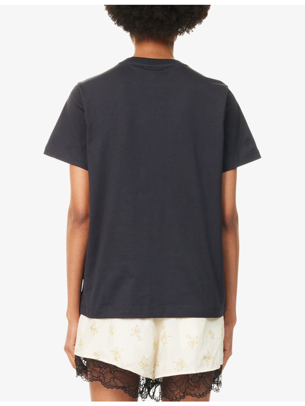 Banana-Print Round-Neck Cotton-Jersey T-Shirt - 4