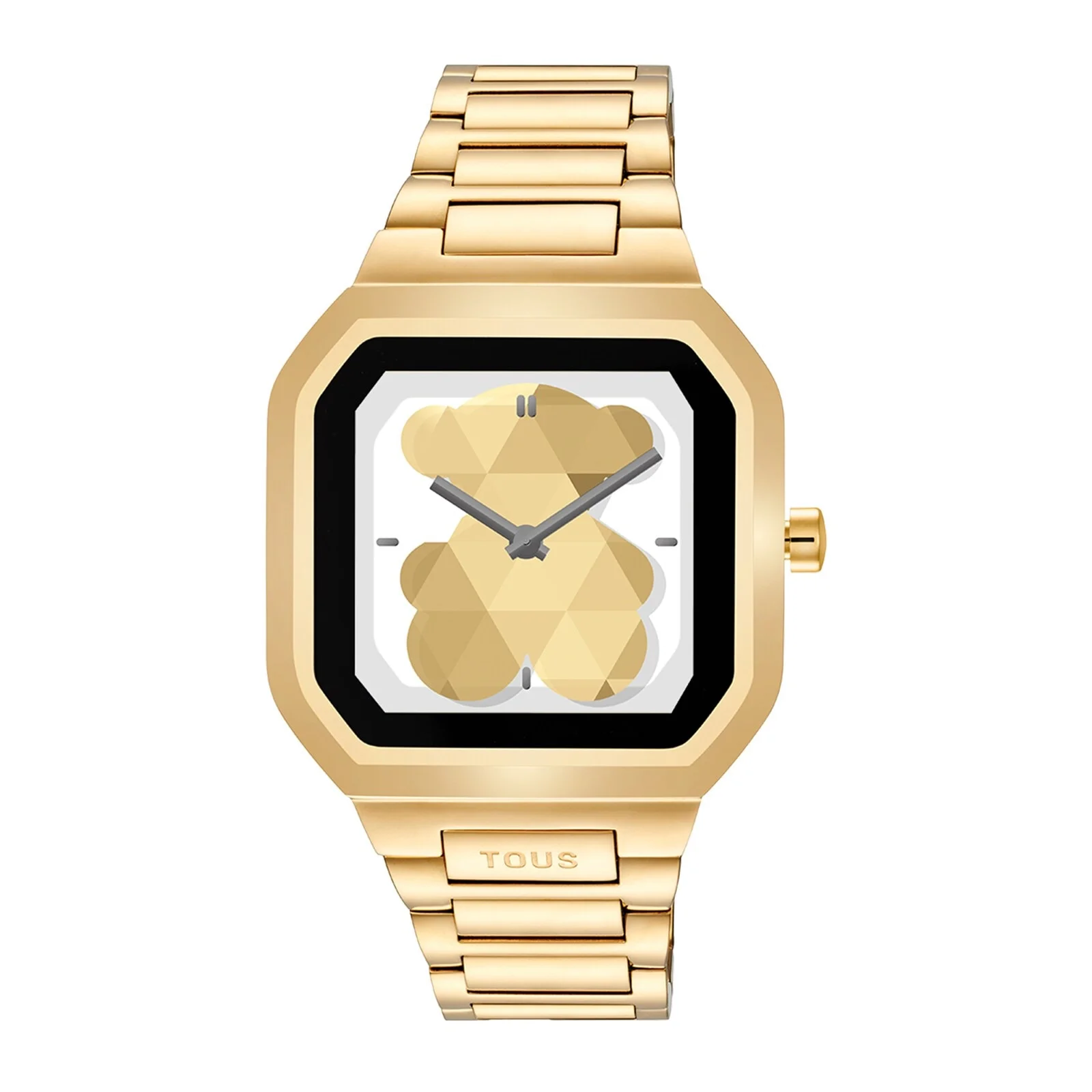Smartwatch with gold-colored steel bracelet B-Connect - 1