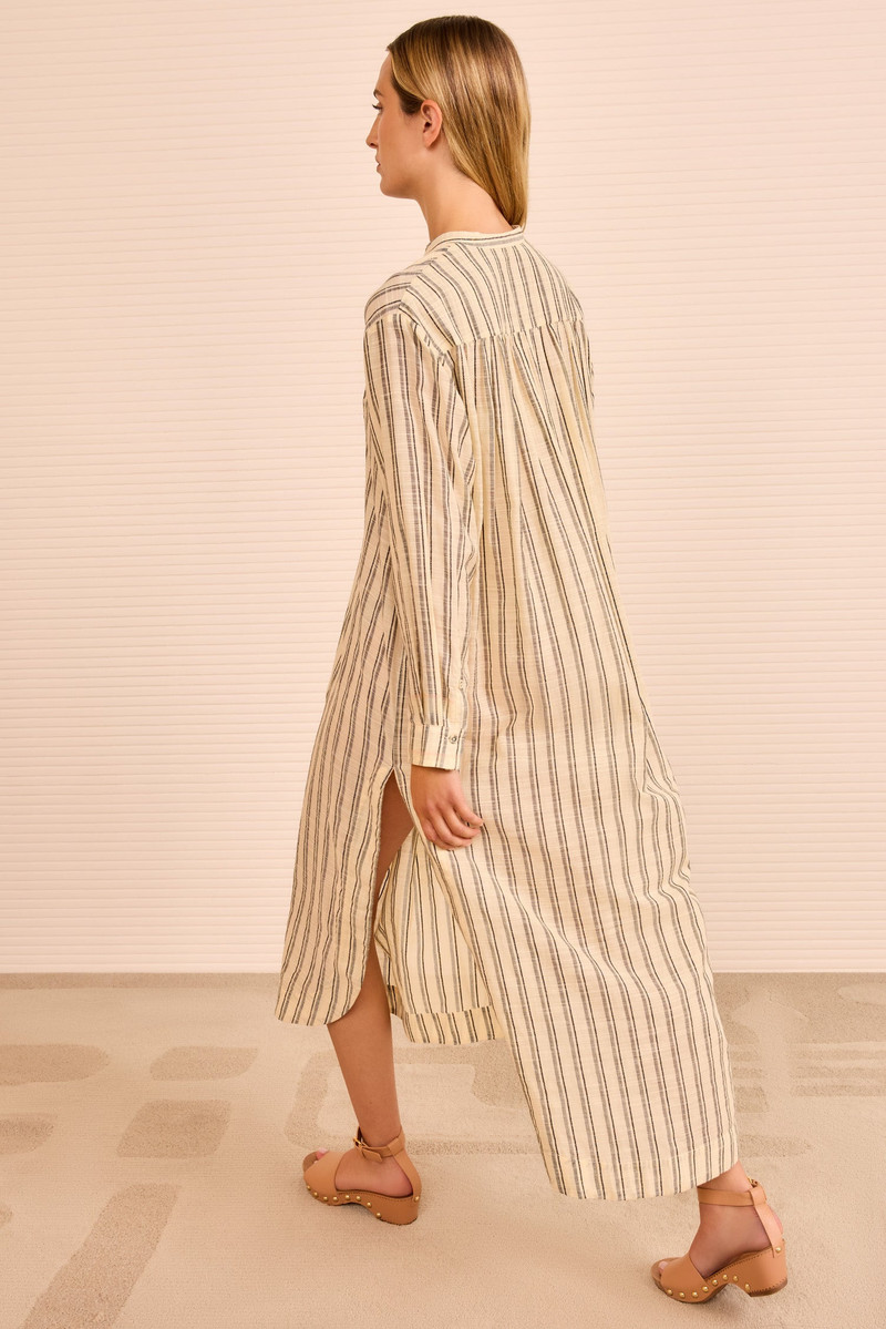 Brita Striped Dress Coverup 4