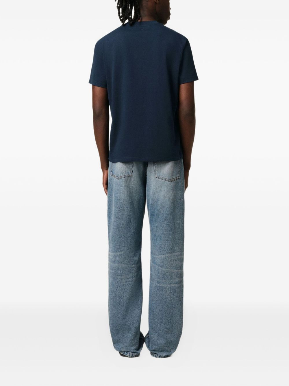 logo-embroidered T-shirt - 3