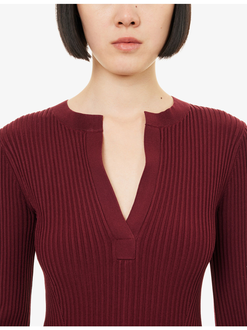 Genna Ribbed-Knit Midi Dress - 5