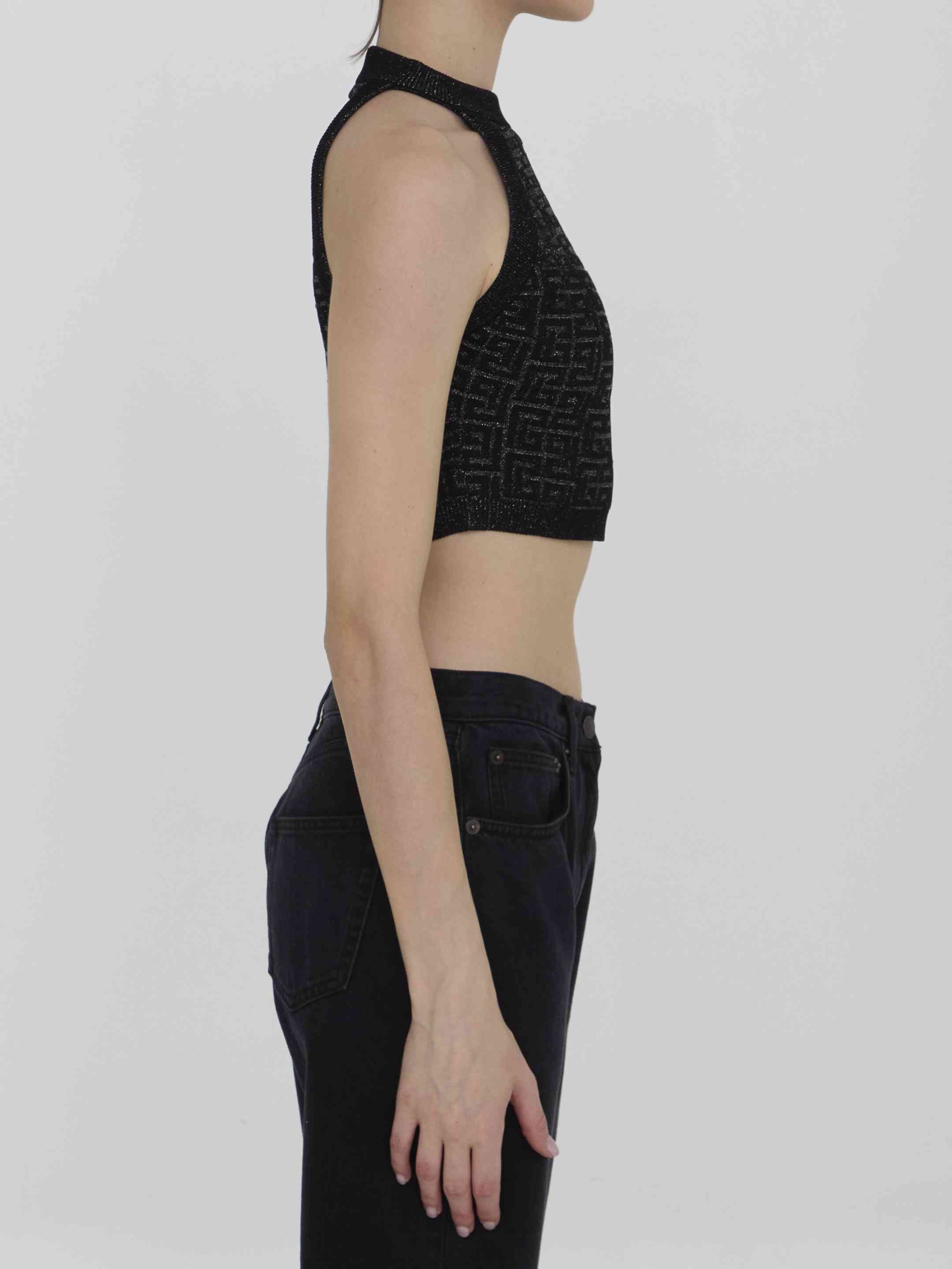 Balmain Women Pb Labyrinth Knit Top - 3