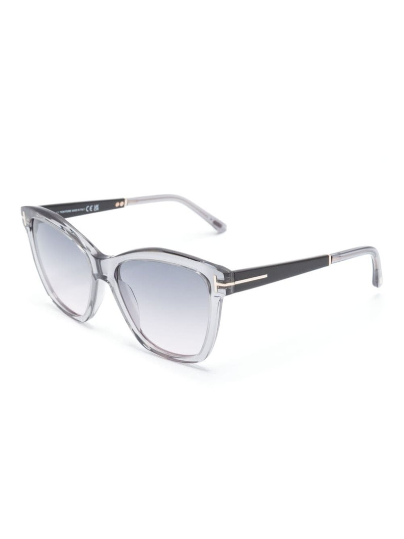TOM FORD Lucia wayfarer-frame sunglasses outlook