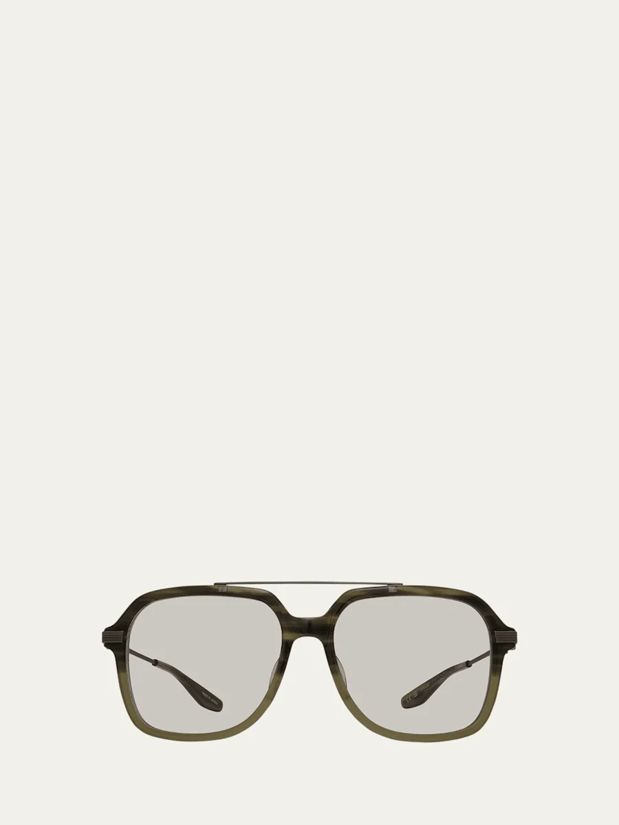 D. Ellis Plastic & Titanium Aviator Sunglasses - 1